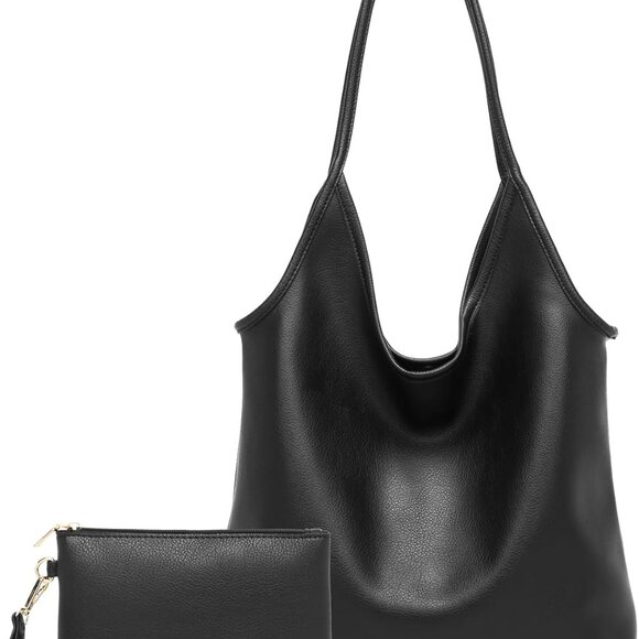 Hobo Bags Purse for Women Soft Slouchy Hobo Shoulder Bag Designer Ladies Large L - Picture 1 of 5
